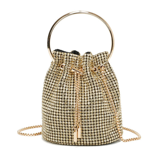 Gold Crystal Bag
