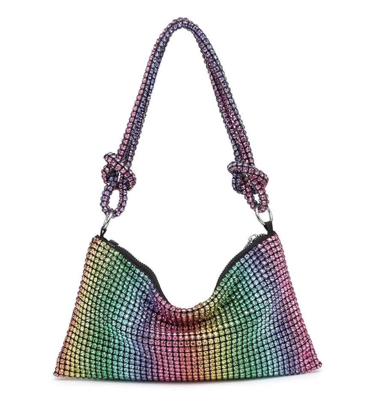 Malibu rainbow crystal bag