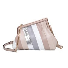 Stone Liquorice Stripe Handbag